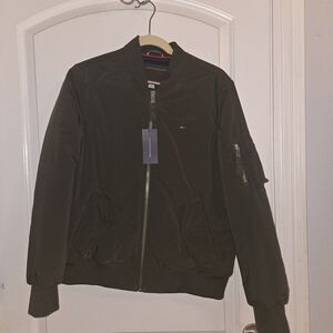 Tommy Hilfiger Dark Brown Bomber Jacket
